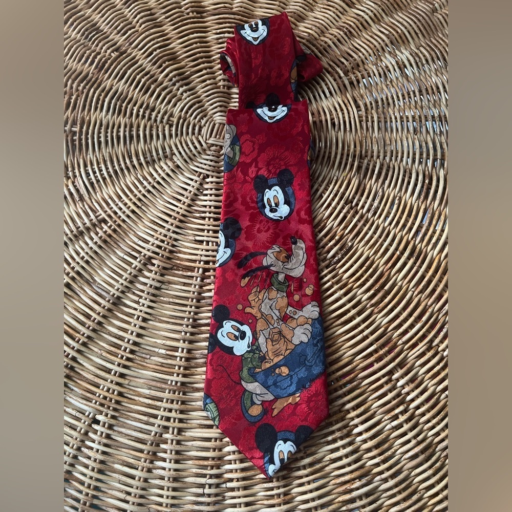 Vintage handmade silk tie